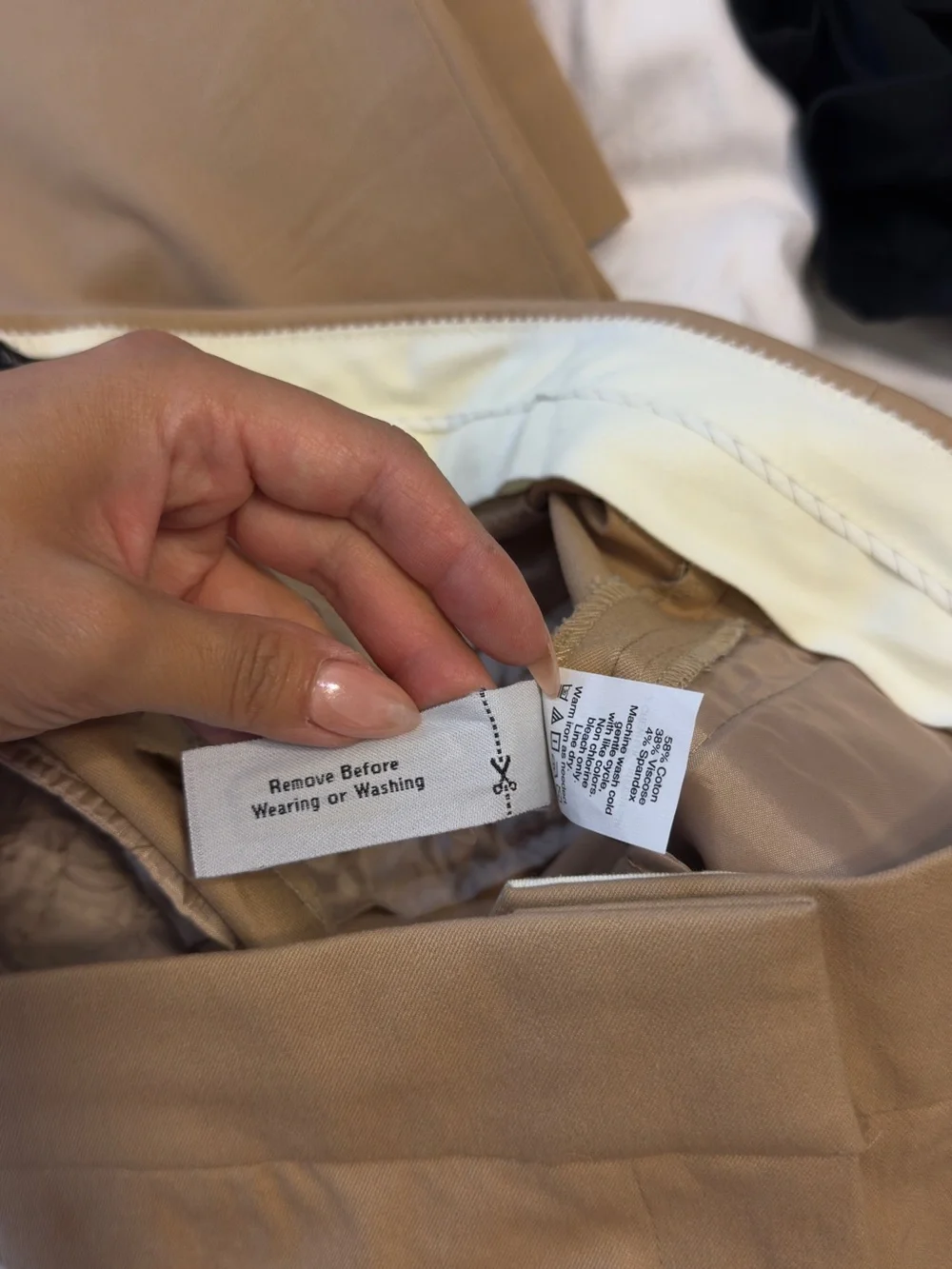 J. Crew Tan Cropped Chino Pants
